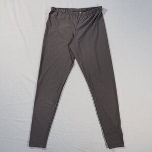 Bryn Walker Leggings Womens Medium Brown USA Stretch Yoga Gym Exercise Walk